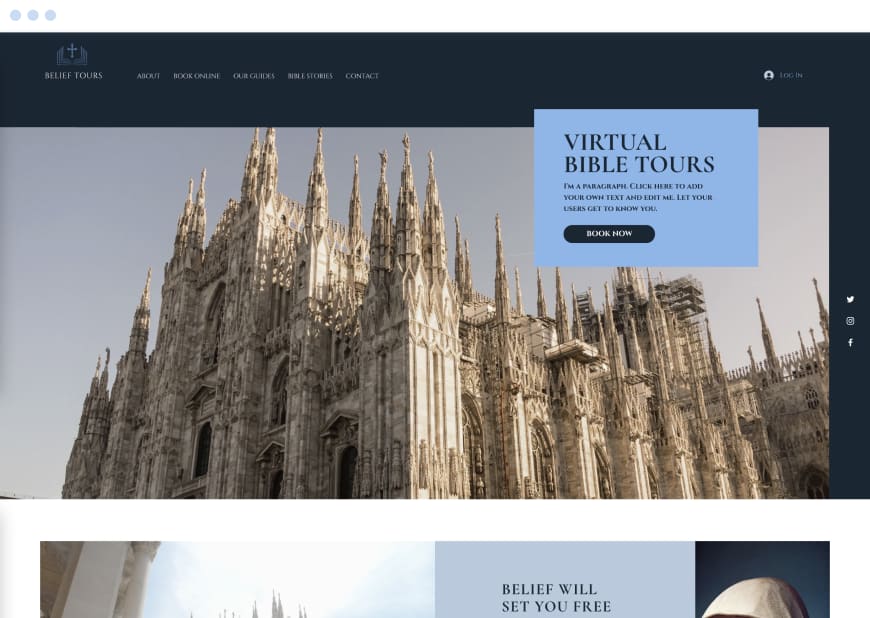 Example 6 of a ‘most popular’ website design in desktop and mobile.